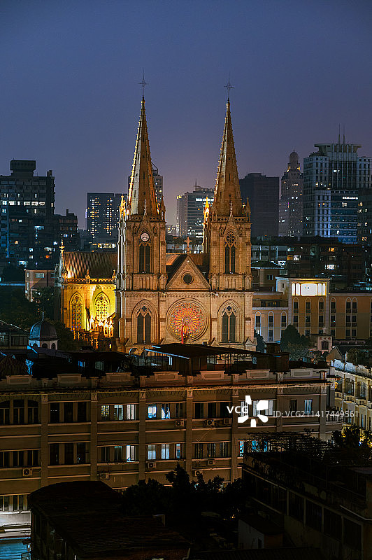 广州圣心大教堂图片素材