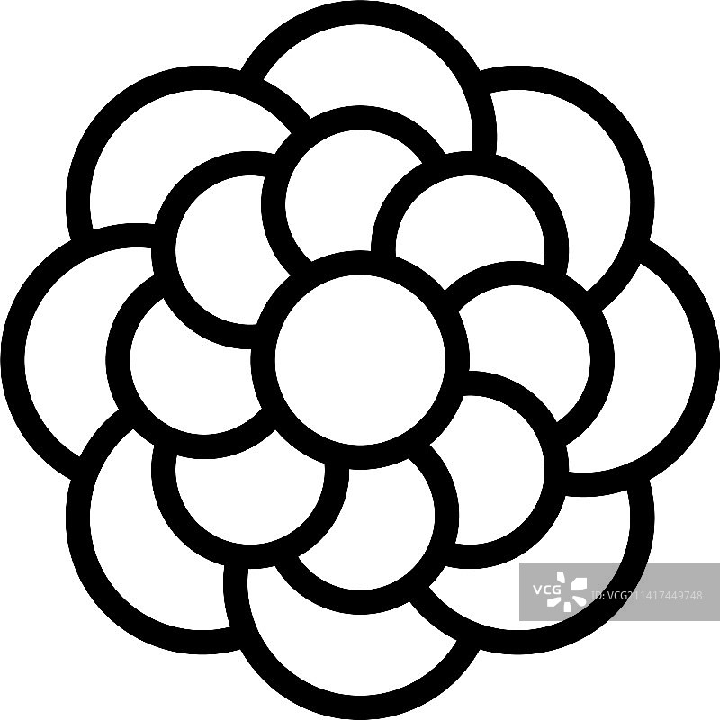 夏季太阳图标潜水艇轮廓图片素材