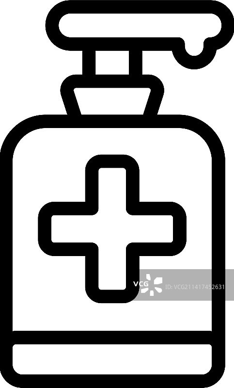 医疗分配器图标轮廓儿童图片素材