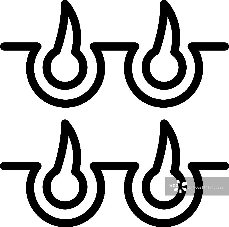 植物生长控制图标轮廓图片素材