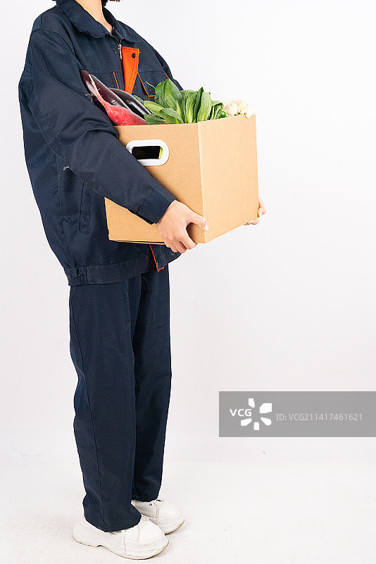 社区团购送货图片素材