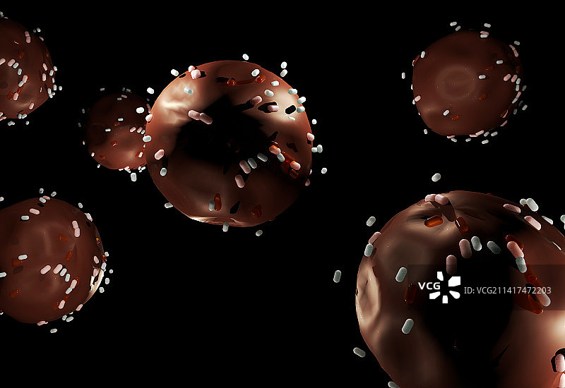 巧克力球图片素材