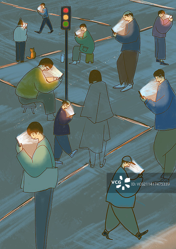 我们都在同一个空间，却永不相交图片素材