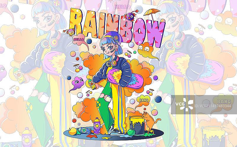 ai潮流插画图片素材