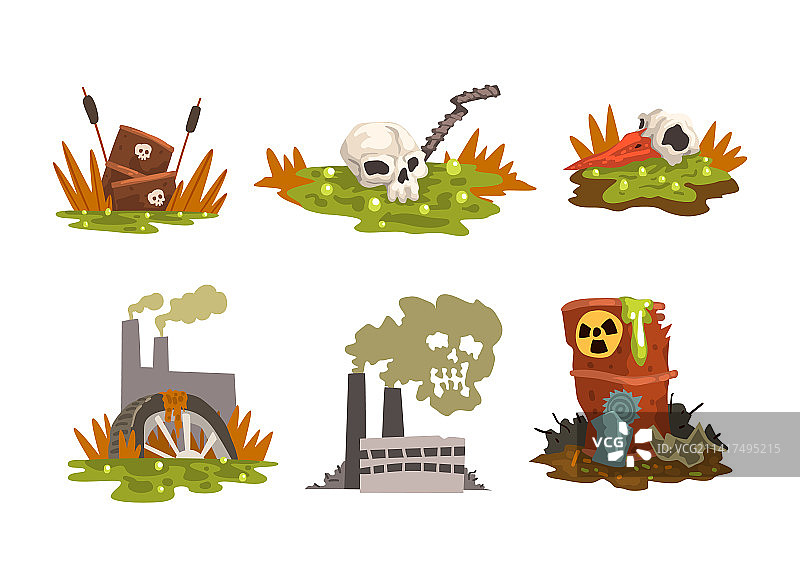 有害放射性物质环境污染图片素材