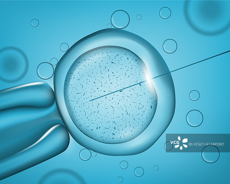 激光针细胞注射医疗操作图片素材