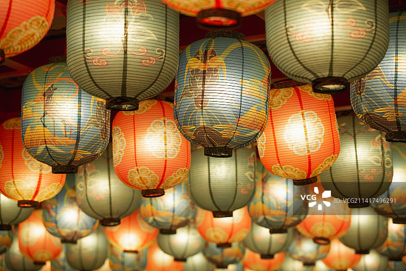 西安 灯笼 长安十二时辰图片素材