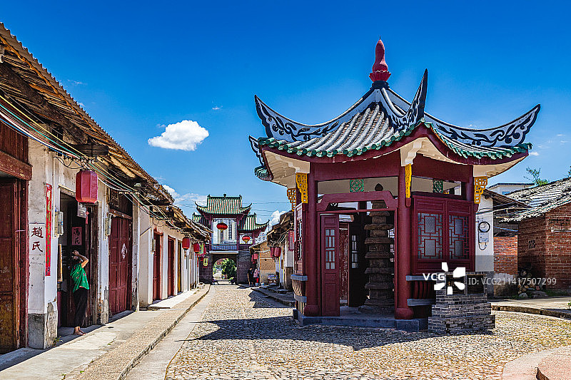 广东省韶关南雄市珠玑巷图片素材