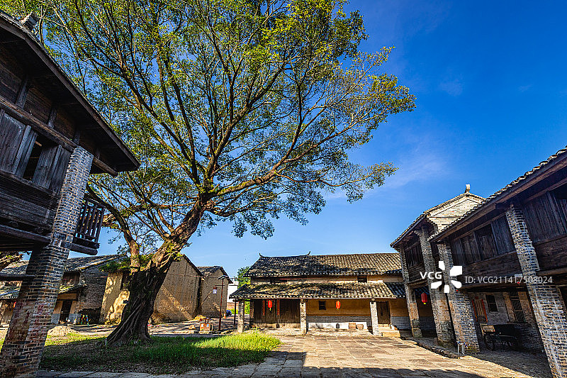 广东韶关始兴县周前村古建筑图片素材
