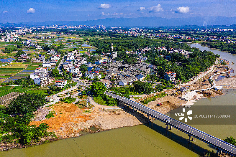 广东韶关始兴县周前村古建筑图片素材