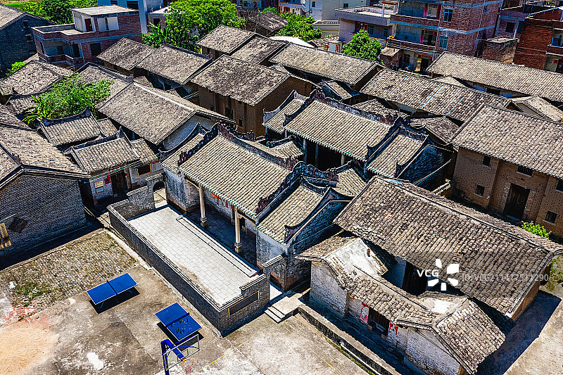 广东省云浮市罗定市凤阳村古建筑图片素材