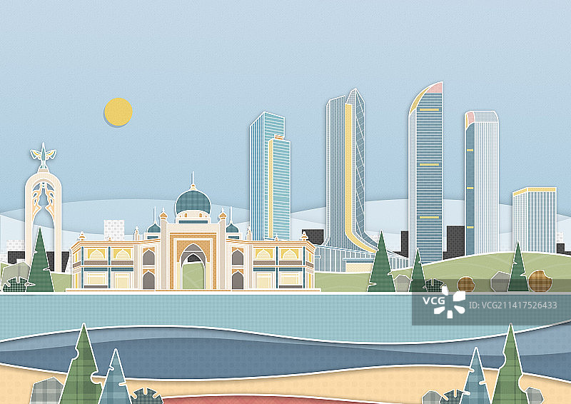 宁夏银川旅游风光图片素材