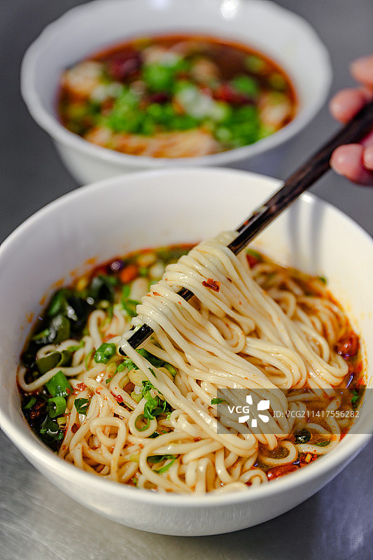 开胃酸辣汤面图片素材