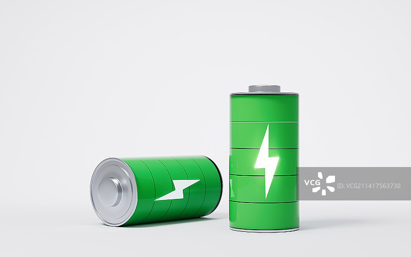 电池与电力能源3D渲染图片素材