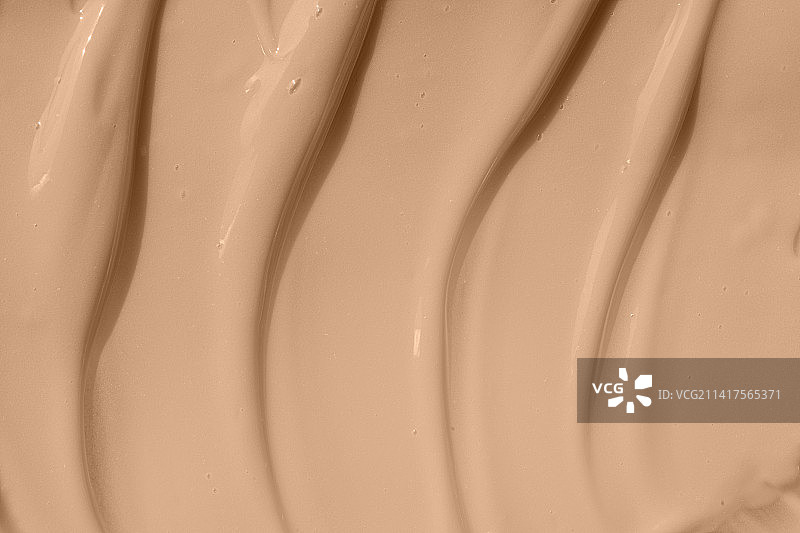 米色裸色粉底液涂抹，遮瑕膏质地图片素材