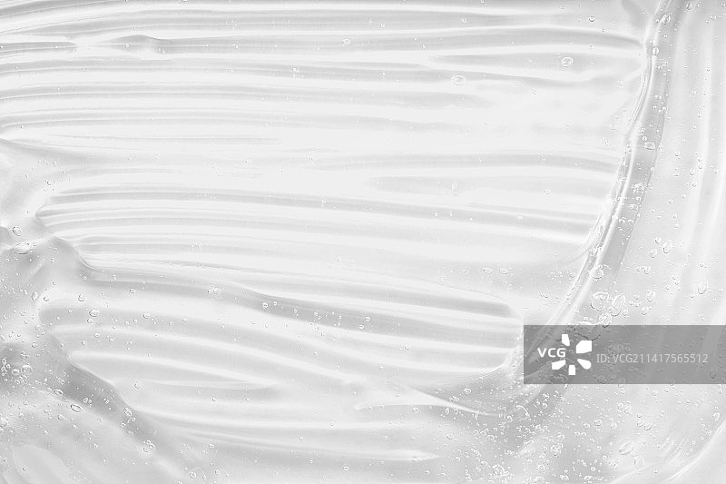 用于皮肤护理的透明液体透明质酸美容霜图片素材