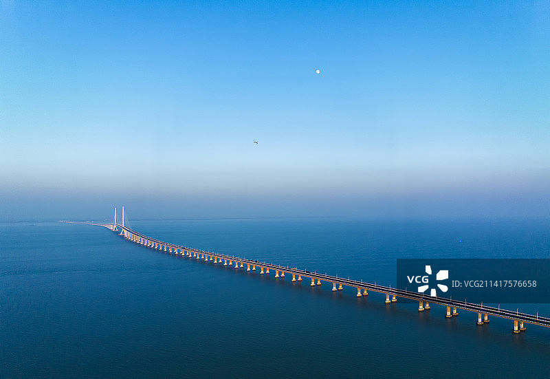 上海崇明长江大桥组图图片素材