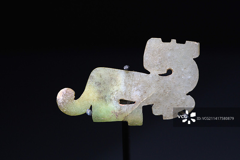 玉龙_西周_山西省考古研究院_良渚博物院_郁郁乎文哉展图片素材