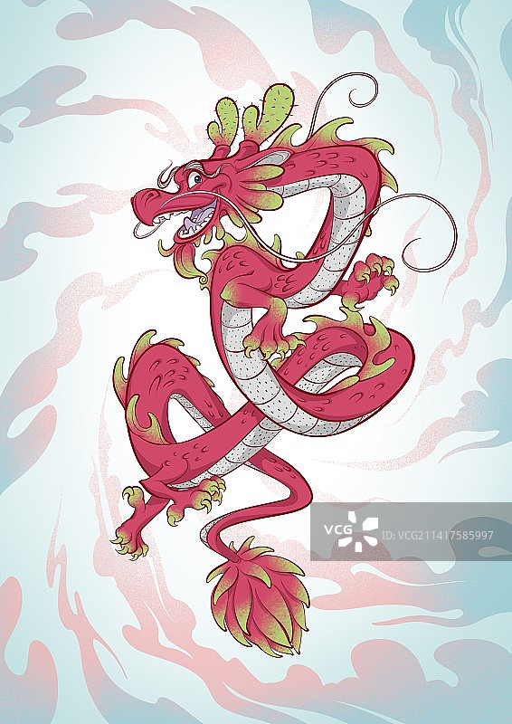 像火龙果的龙图片素材