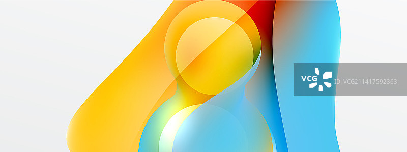 流体抽象背景圆形和圆形图片素材