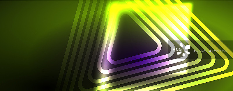 霓虹灯发光的科技线高科技未来图片素材