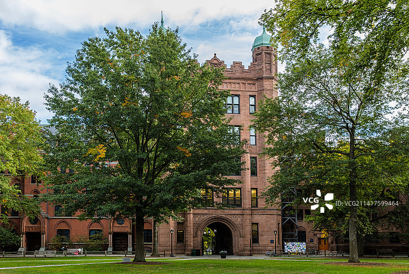 耶鲁大学Phelps Gate图片素材
