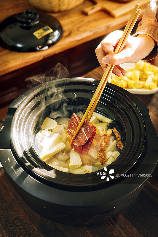 腌笃鲜图片素材