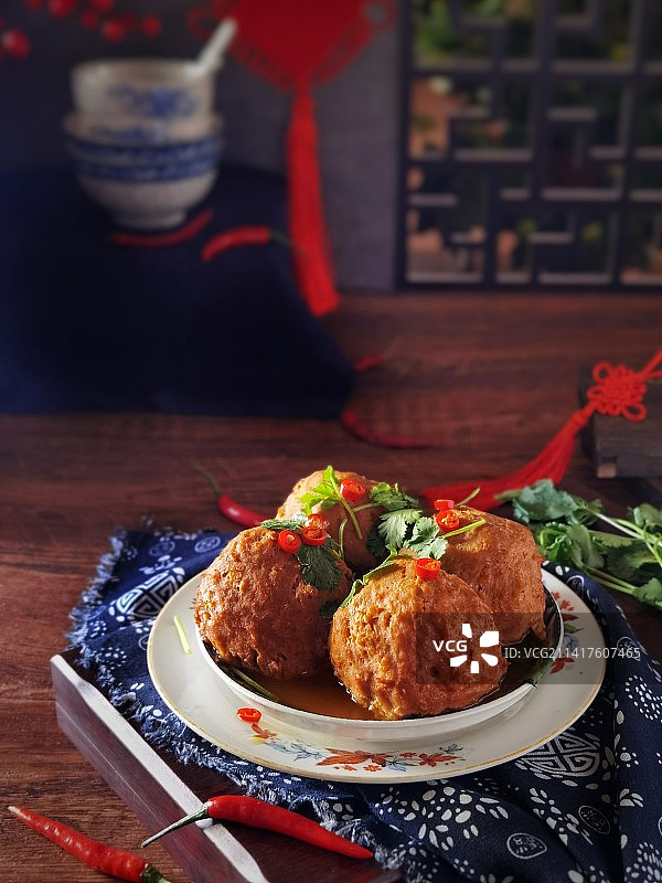 四喜丸子，狮子头图片素材