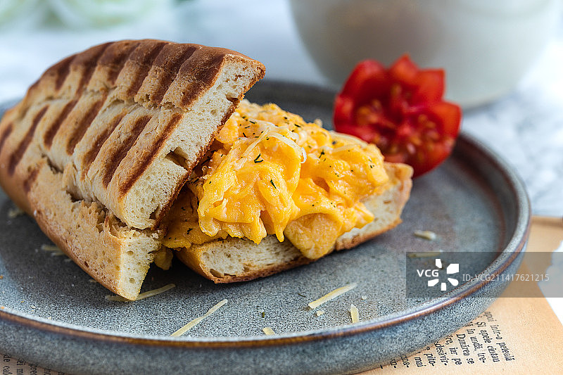 桌上早餐特写，罗马尼亚布加勒斯特图片素材