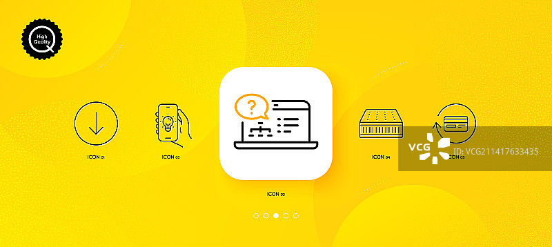 电动APP床垫和向下滚动简约设计图片素材