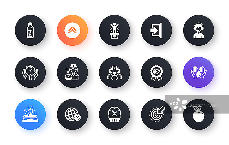 极简水瓶上滑退出图片素材