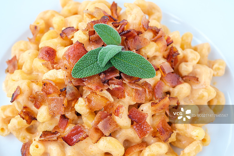 培根通心粉和奶酪，罗马尼亚图片素材