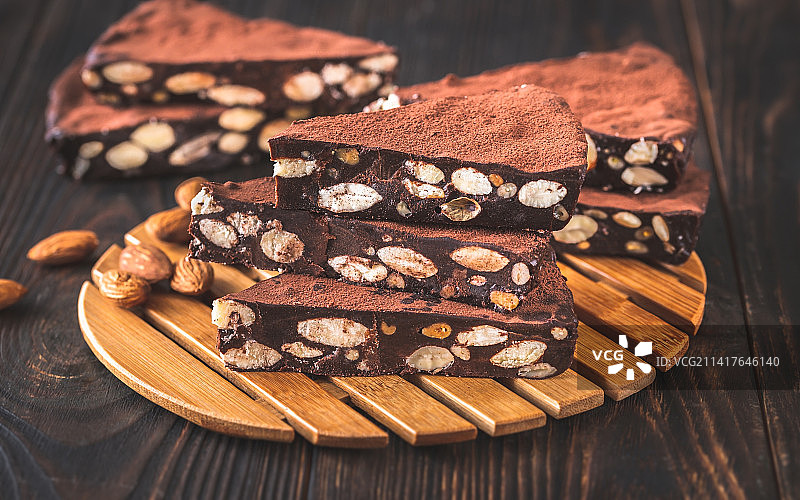 罗马尼亚餐桌上的甜食特写图片素材