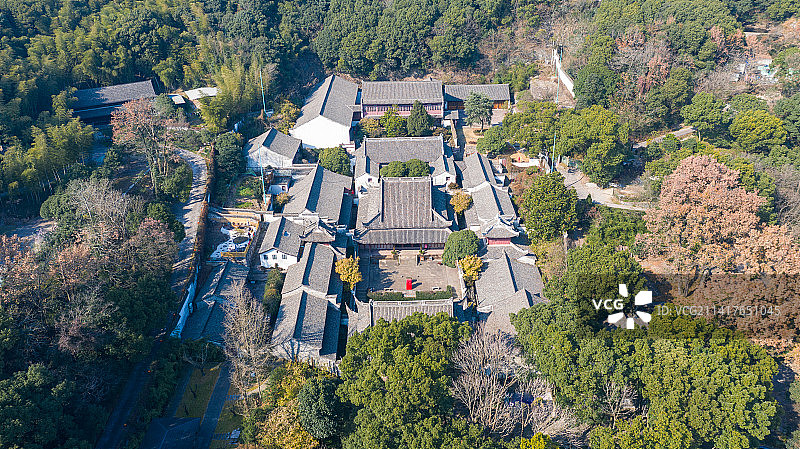 浙江宁波保国寺古建筑图片素材