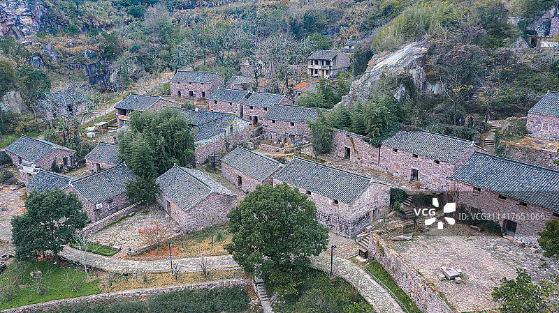 浙江三门县黄泥洞古村图片素材