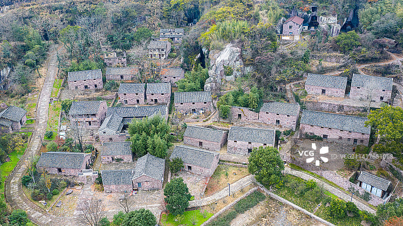 浙江三门县黄泥洞古村图片素材