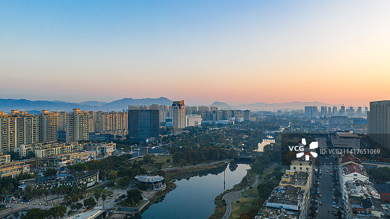 浙江苍南县城市风光图片素材