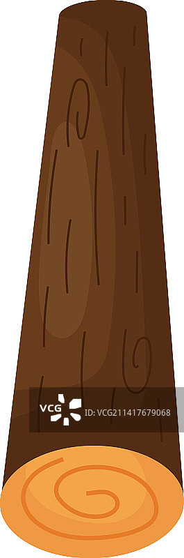 木质树干图标图片素材