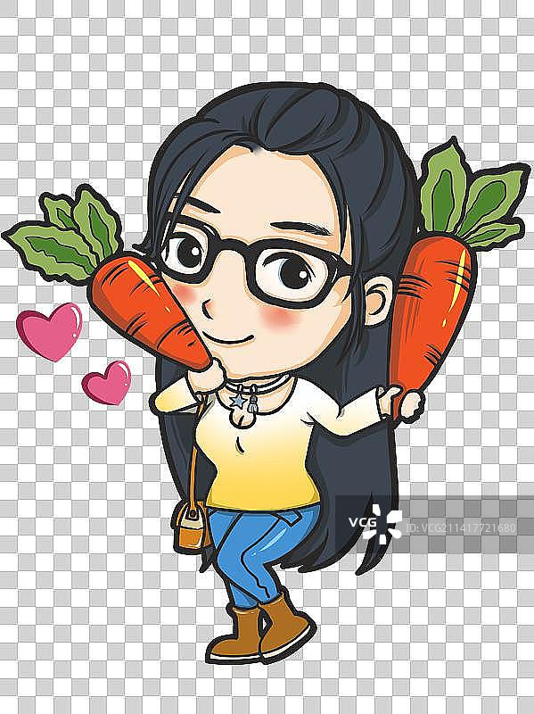 Q版女孩造型5图片素材