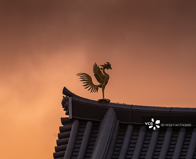 京都平等院建筑图片素材