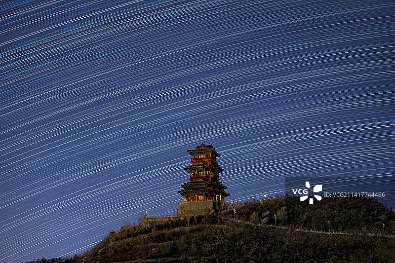 定都阁星轨图片素材