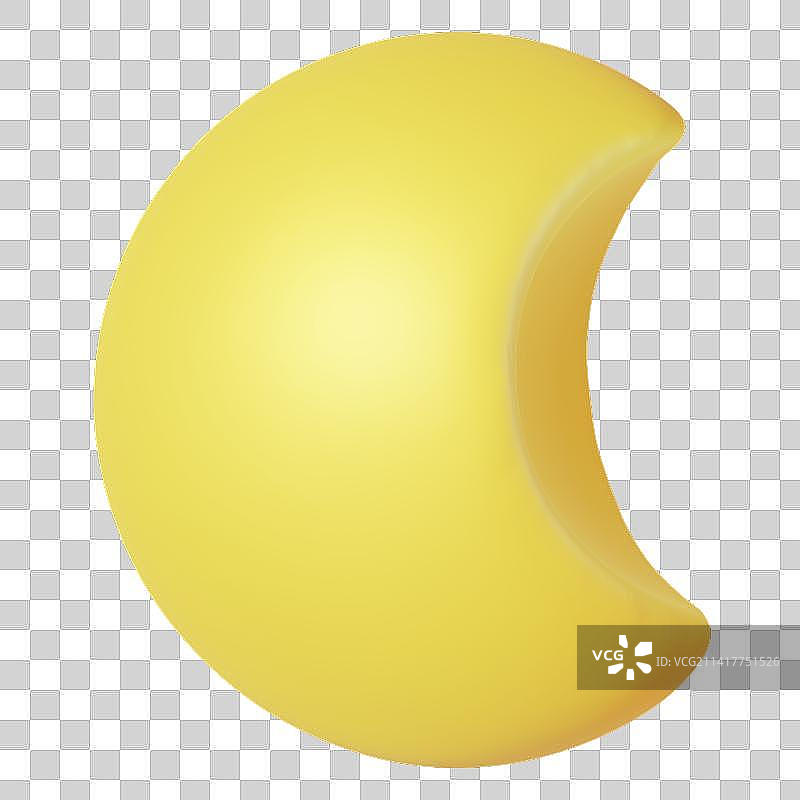 3D New Moon图片素材