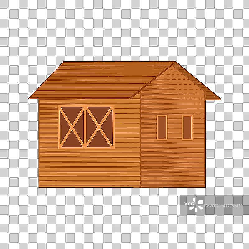 Engraving Style Barn图片素材