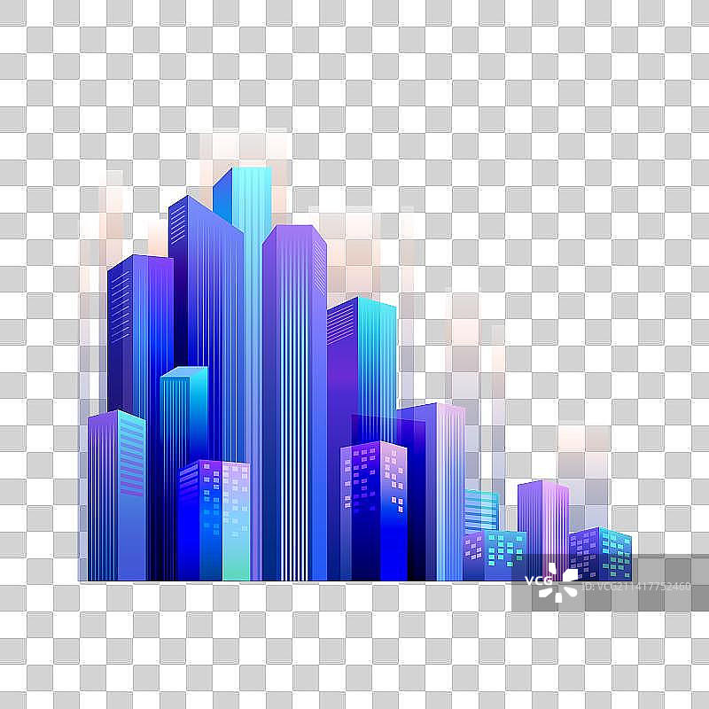 Futuristic Tall Buildings City Landscape图片素材