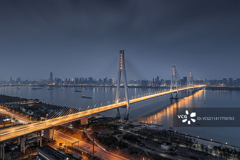 湖北武汉二七长江大桥图片素材