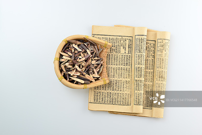 中药材皂角刺图片素材