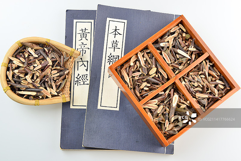 中药材皂角刺图片素材