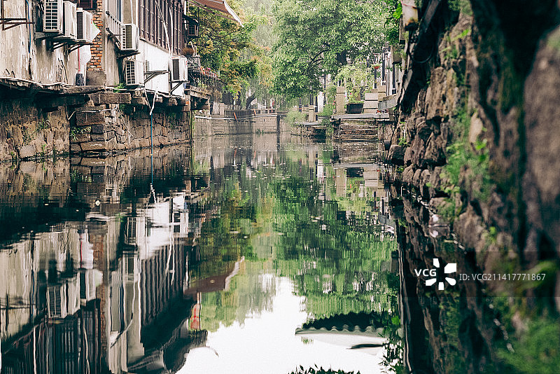 苏州平江路水乡风情图片素材