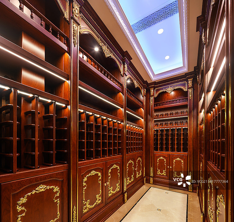 别墅酒窖样板间图片素材