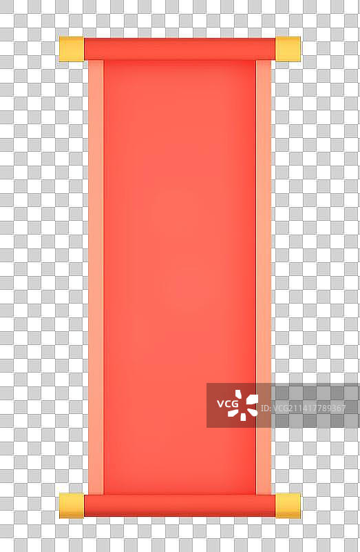 新年喜庆对联三维立体模型图片素材